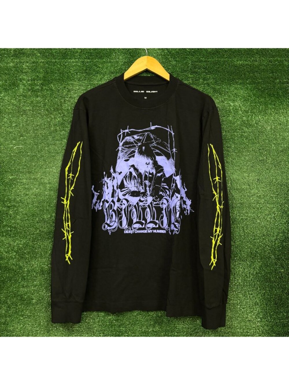 Billie Eilish Didn't Change My Number L/S Shirt Size Medium